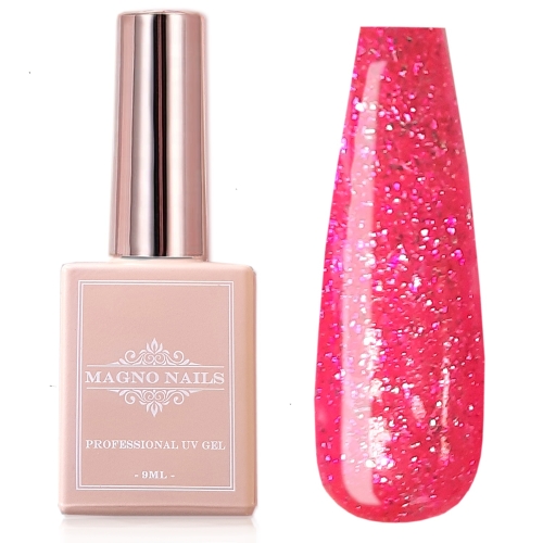 UV Gel - 4751 - Chrome Glam Gel - Neon Pink