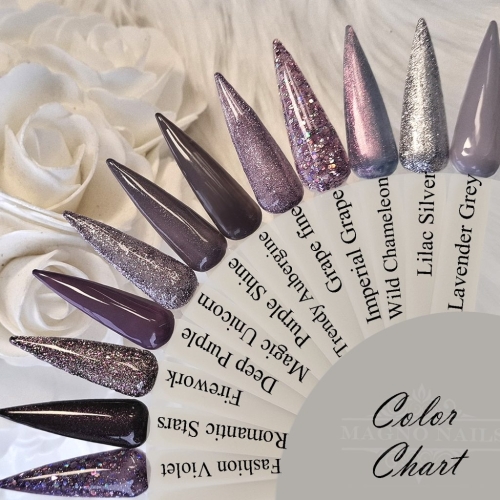 Preview: Farbpalette Farbkarte Farbtips Dunkel Grau Lila Flieder