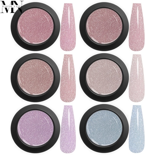 Preview: Diamond Flash Aufbau Gel Test Set - 6-teilig
