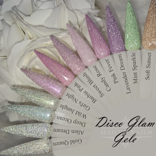 Preview: UV Gel - Disco Glam Gel - 5346 - Pink Fever