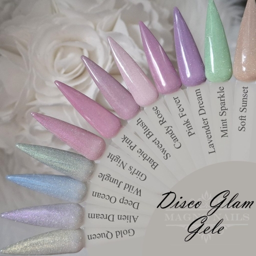 Preview: UV Gel - Disco Glam Gel - 5356 - Gold Queen