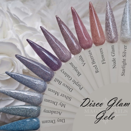 Preview: UV Gel - Disco Glam Gel - 5353 - Starlight Silver