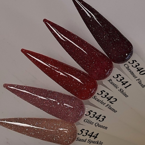 Preview: Disco Dunkelbraun Herbst Glitzer - Online Bestellen