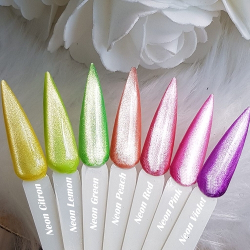 Preview: UV Gel - 3707 - Exotic Cat Eye - Neon Red