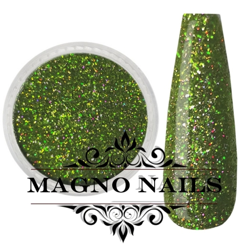 Nail Art Glitterpuder apfelgrün hologramm fein Nägel Nail art Nailart Nageldesign Nagel