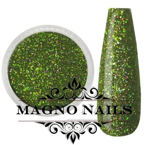 Nail Art Glitterpuder apfelgrün hologramm fein Nägel Nail art Nailart Nageldesign Nagel