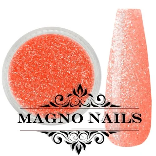 Nail Art Glitterpuder neon coral fein Nägel Nails Nailart Nageldesign Nagel Glitzer