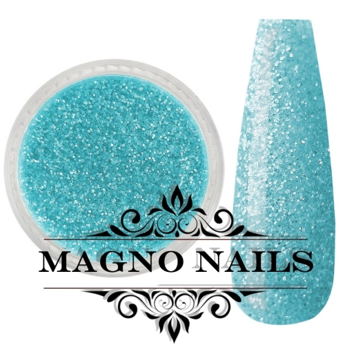 Preview: Nail Art Glitterpuder türkis fein