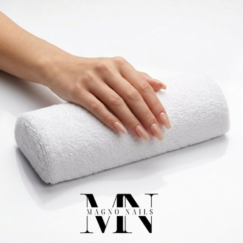 Frotte Handauflage weiß Nägel Nagelstudio Nail