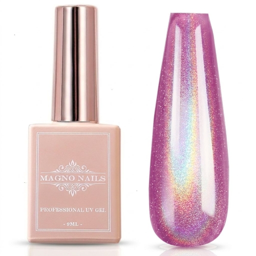 UV Gel - Holographic Cat Eye - 4504 - Unicorn Pink