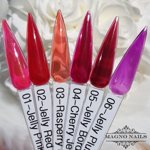 Preview: Glas Gele - Vitrage Gele - Transparente Nägel