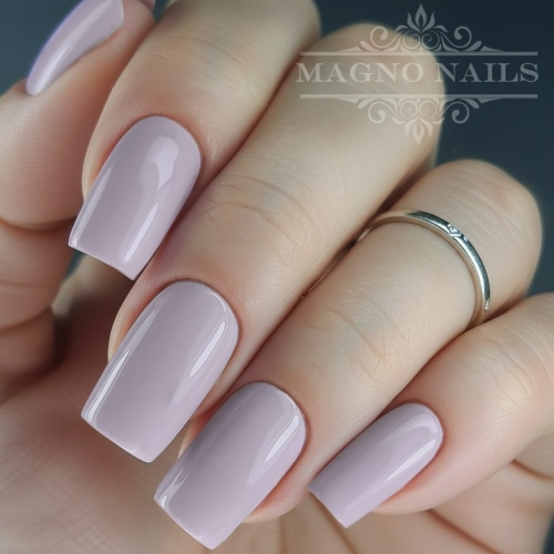 Preview: Nageldesign Idee mit Lila Grau deckende Gele