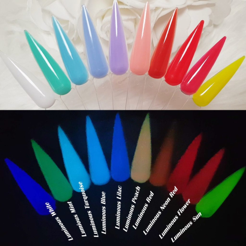 Preview: UV Gel - Night Glow Gel - Set 10-Teilig