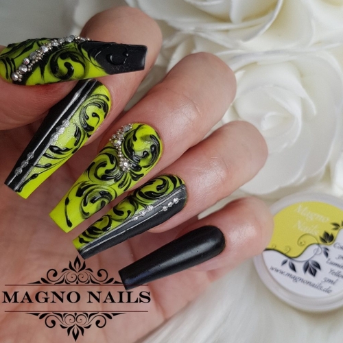 Preview: UV Gel - 3103 - Night Glow Gel - Luminous Yellow