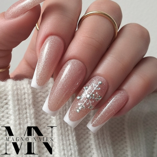 French BEige Flash Glitzer Make Up Gel - Cover uvgel