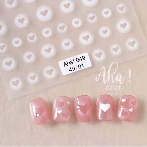 Preview: 2D Nail Art Sticker - Airbrush Style Herz
