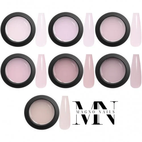 No File Aufbau Gele - Test Set - Alles für eine perfekte Nagelmodellage