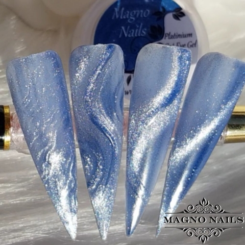 Preview: UV Gel - Platinium Cat Eye - Ocean Wave