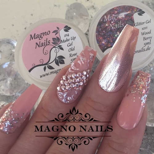 Preview: UV Gel - 214 - Make Up Gel - Old Rose