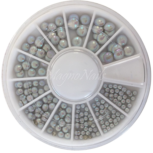 Einlegemotive rund in einer Rondell Nails Nailart Nögel
