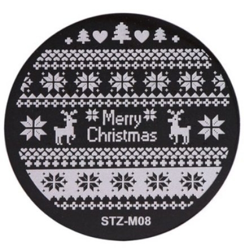 Nail Art Stamping Schablone - STZ-N02- STZ-N02