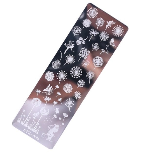 Nail Art Stamping Schablone - STZ-N02- STZ-N02