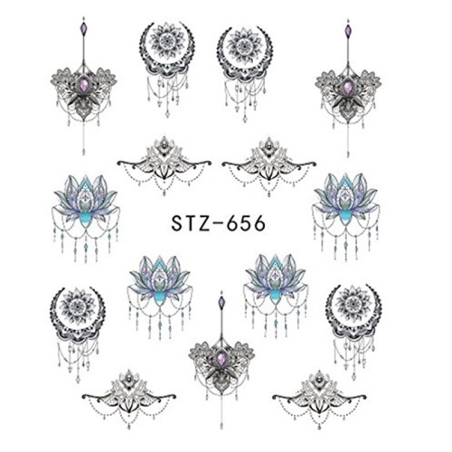 2D Nail Art One Stoke Sticker
