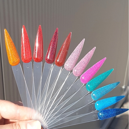 Preview: Farbpalette Sommerfarben Sommer Pinkte Gel