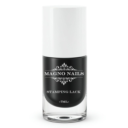 Nail Art Stamping Lack schwarz 7 ml