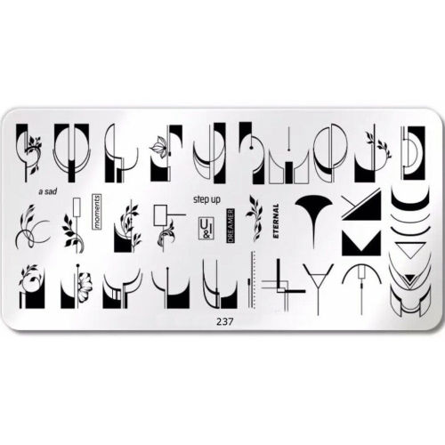 Nail Art Stamping Schablone - STZ-N02- STZ-N02