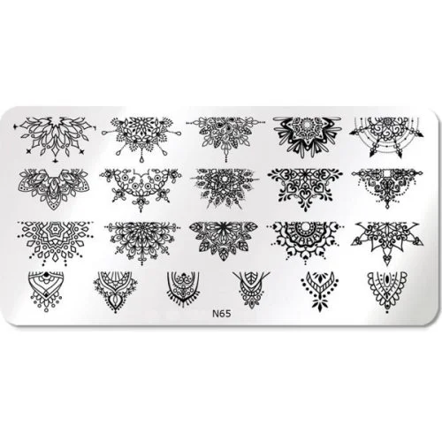 Nail Art Stamping Schablone - STZ-N02- STZ-N02