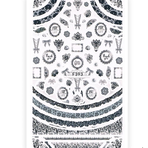 2D Nail Art Sticker