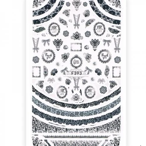 2D Nail Art Sticker