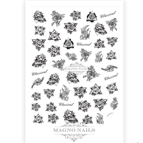 2D Nail Art Sticker