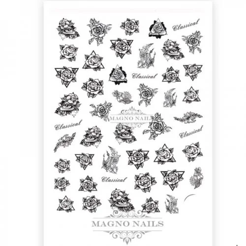 2D Nail Art Sticker