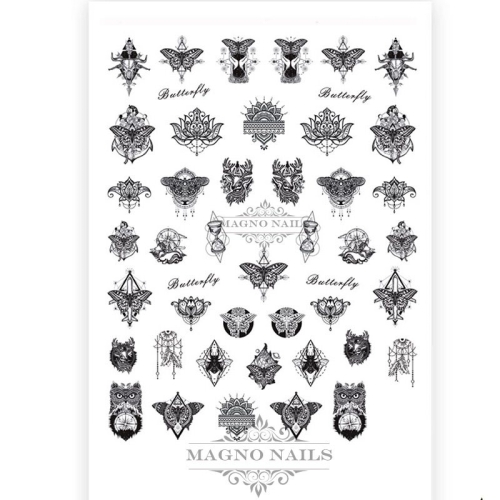 2D Nail Art Sticker