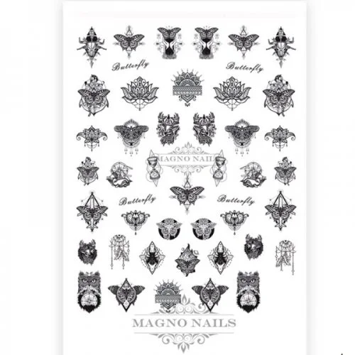 2D Nail Art Sticker