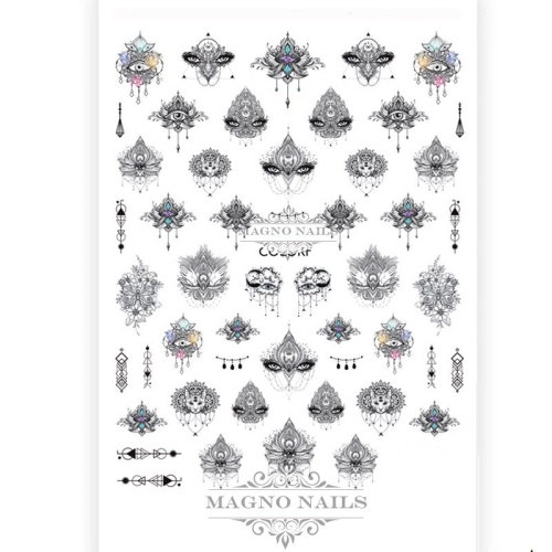2D Nail Art Sticker