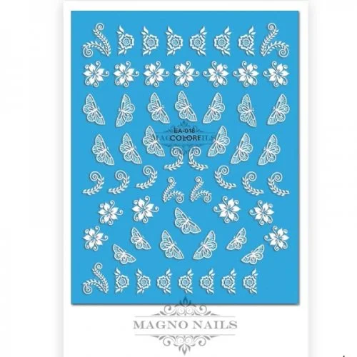 3D Design Nail Sticker - 3D Wraps Selbstklebende Nagelaufkleber Nagelsticker