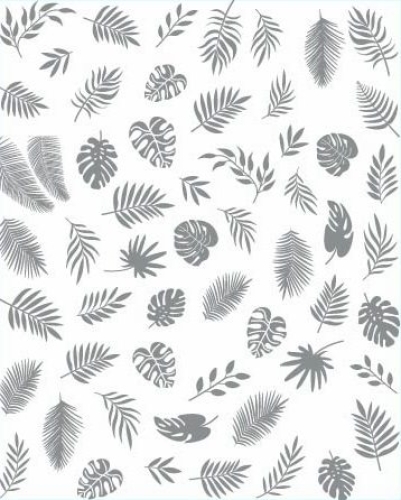 3D Metallic Nail Sticker - silber Seblstklebende Aufkleber Nagelsticker Nagelaufkleber