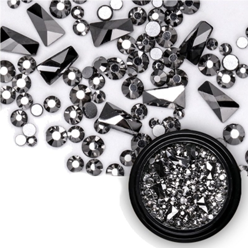 Mix - Nail Art - Strasssteine Set - black Nail Nagelstudio Nägel Nailart Nail art