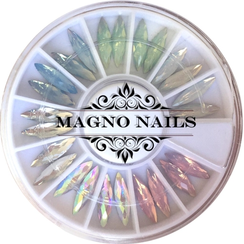 3D - Einlegemotive - Cat Eye Strasssteine - Overlays Nail Art Nailart Schmuck