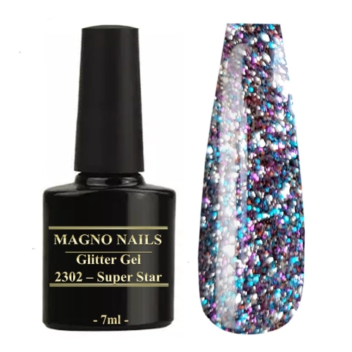 UV Gel - 2302 - Glitter Gel - Super Star