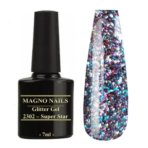 UV Gel - 2302 - Glitter Gel - Super Star