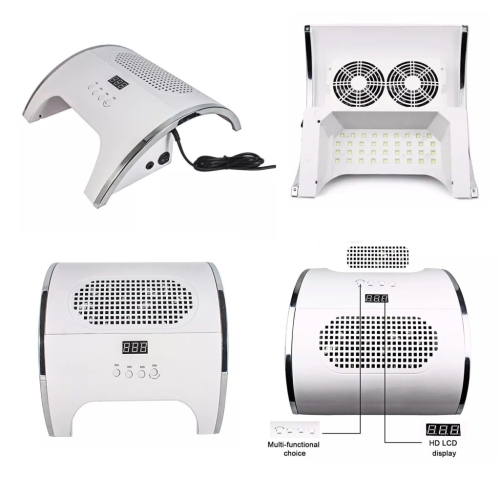 Preview: 2 in 1 LED Lampe - UV Lichthärtungsgerät mit Staubabsaugung