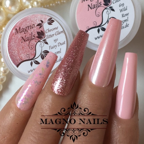 Preview: Rosa Rosegold Herbstnägel Autumn Nageldesign Ideen Nägelideen passende Muster Herbst