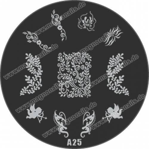 Nail Stamping Schablone A25