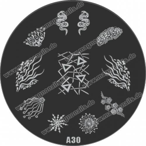 Nail Stamping Schablone A30