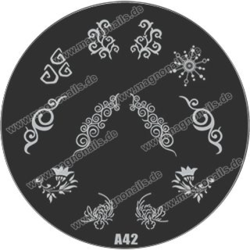 Nail Stamping Schablone