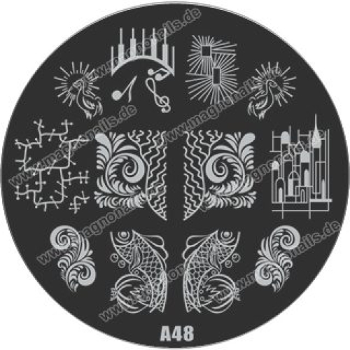 Nail Stamping Schablone